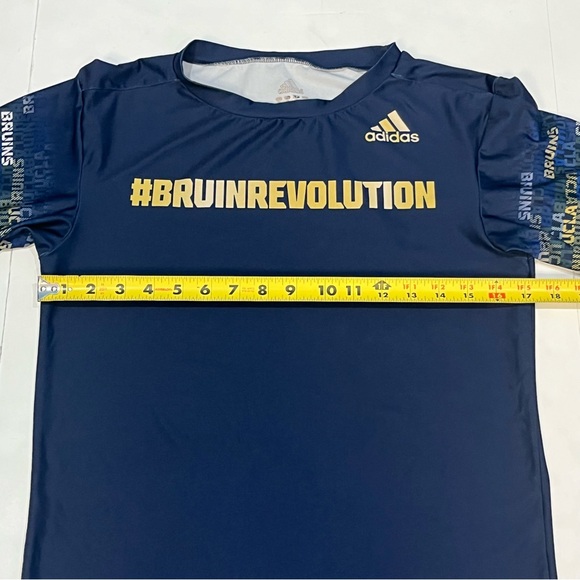 Adidas Blue UCLA College Bruins Fitted Running Shirt Size XL Bruins Revolution - Picture 13 of 14